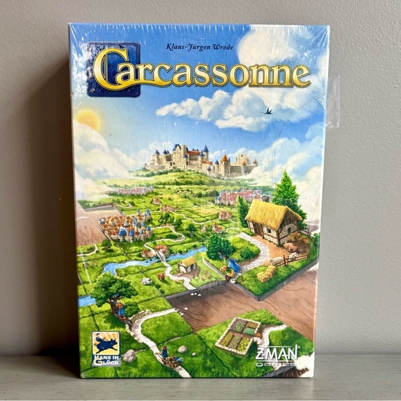 Z-Man Games Other - Z-Man Carcassonne Board Game Classic Tile Laying Strategy Game Family 7+ NEW